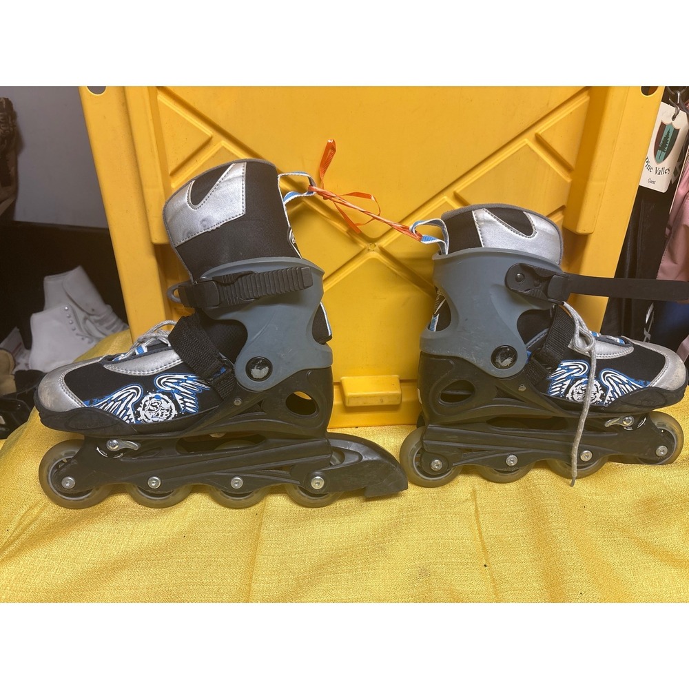 Rollerblade Bladerunner Inline Skates Kids Size 4-7 Adjustable Wings - Picture 2 of 6